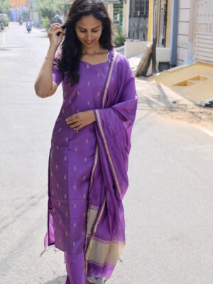 Lavender Varnam Salwar Set