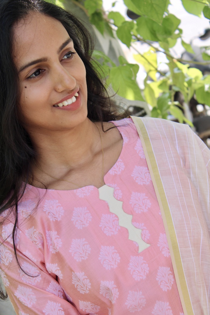 Blush Pink Salwar Set - Image 2