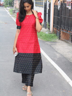 Red and Black Charm Aline Coords