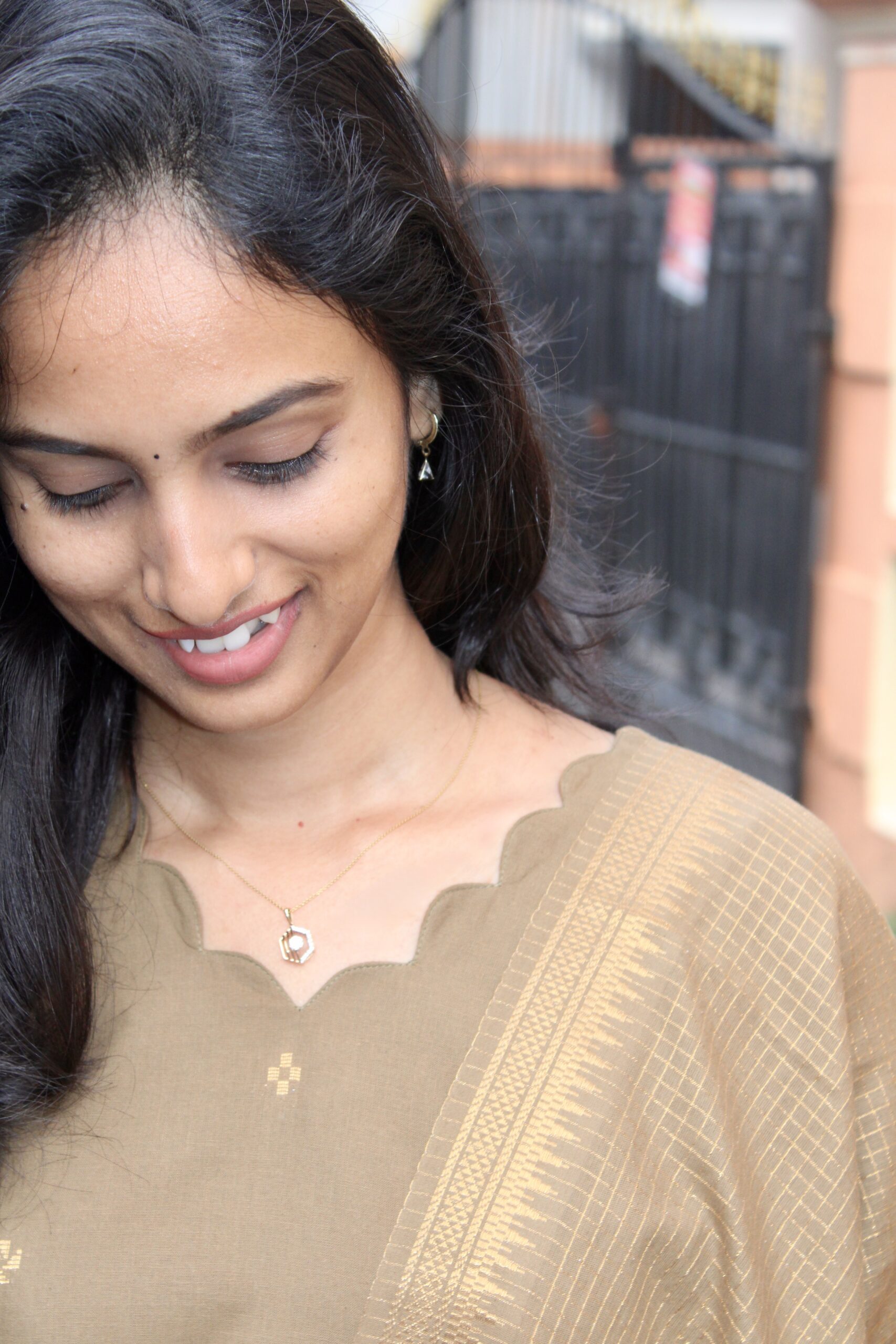 Golden Mocha Salwar Set - Image 2