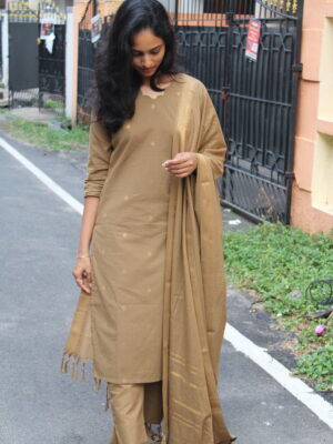 Golden Mocha Salwar Set