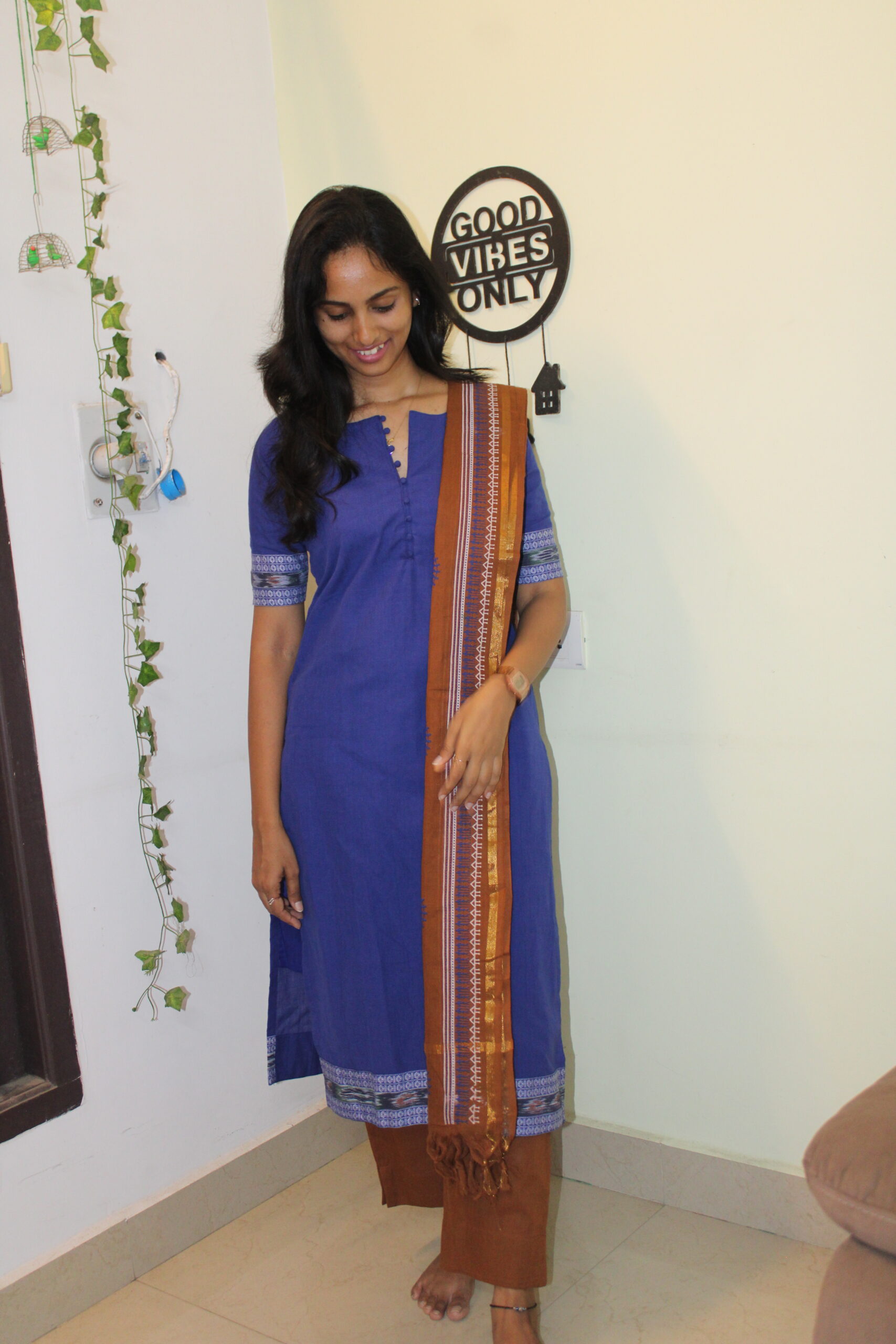 Monsoon Blue Salwar Set - Image 2