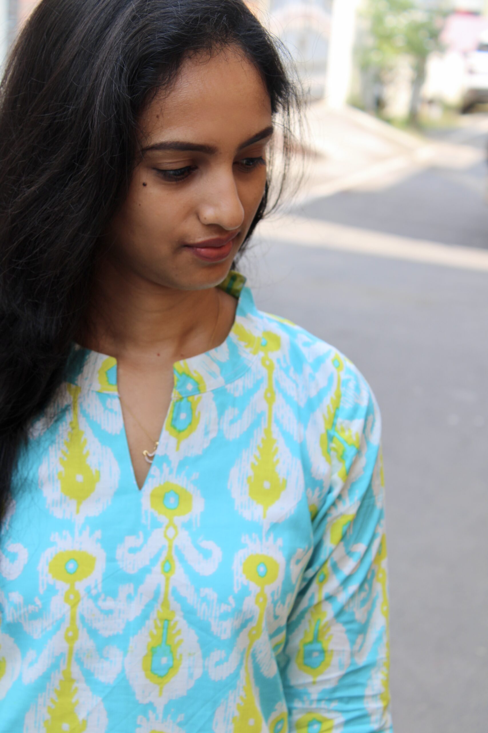 Aqua Lime Kurta - Image 2