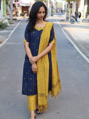 Midnight Haldi Salwar Set