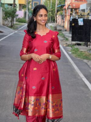 Ruby Lotus Silk Set