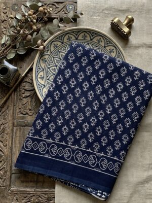 Indigo Sunprint Saree