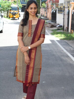 Maroon Heritage Salwar Set