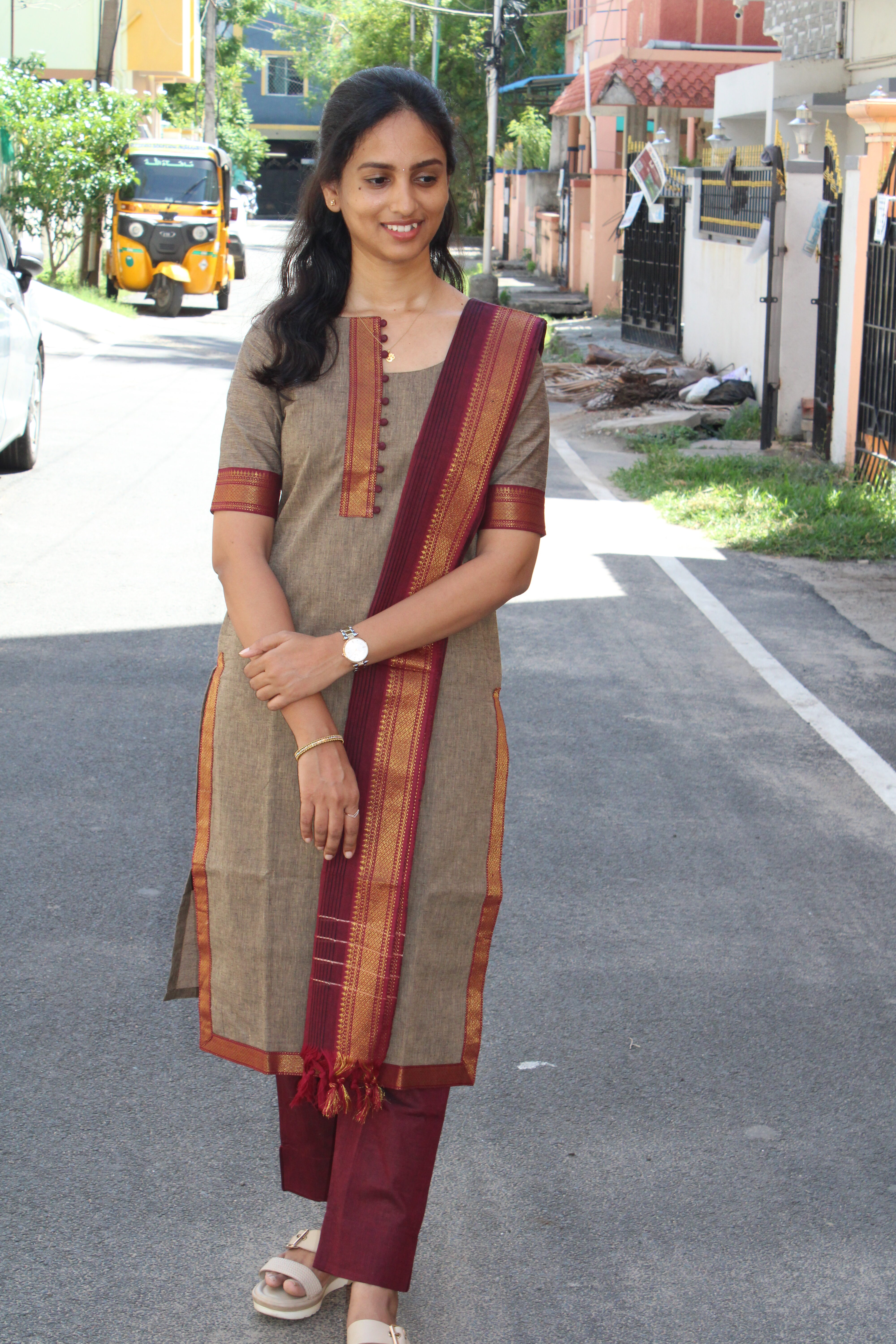 Maroon Heritage Salwar Set