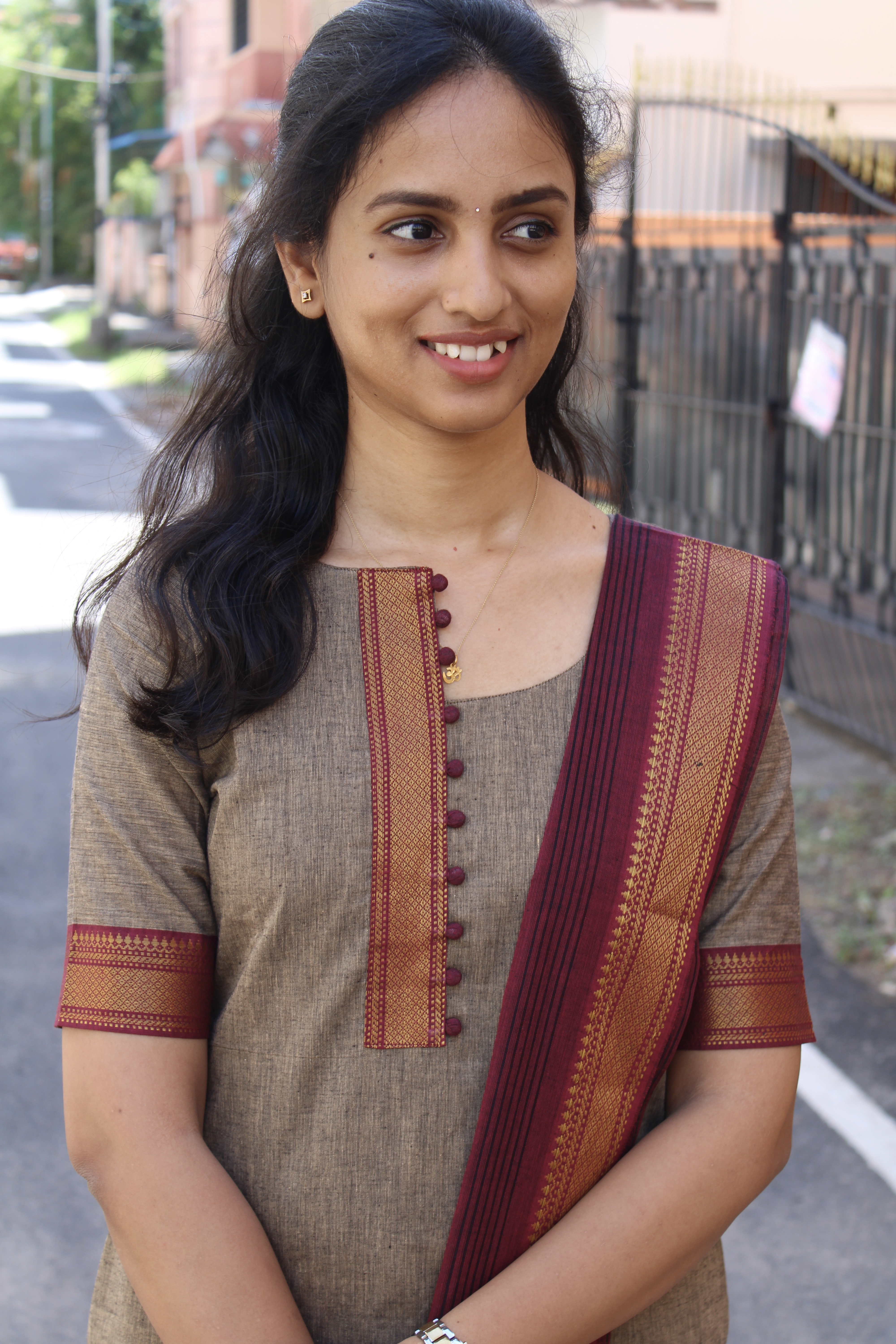 Maroon Heritage Salwar Set - Image 2