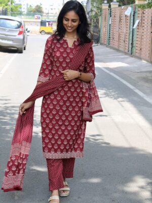 Burgundy Charm Salwar Set