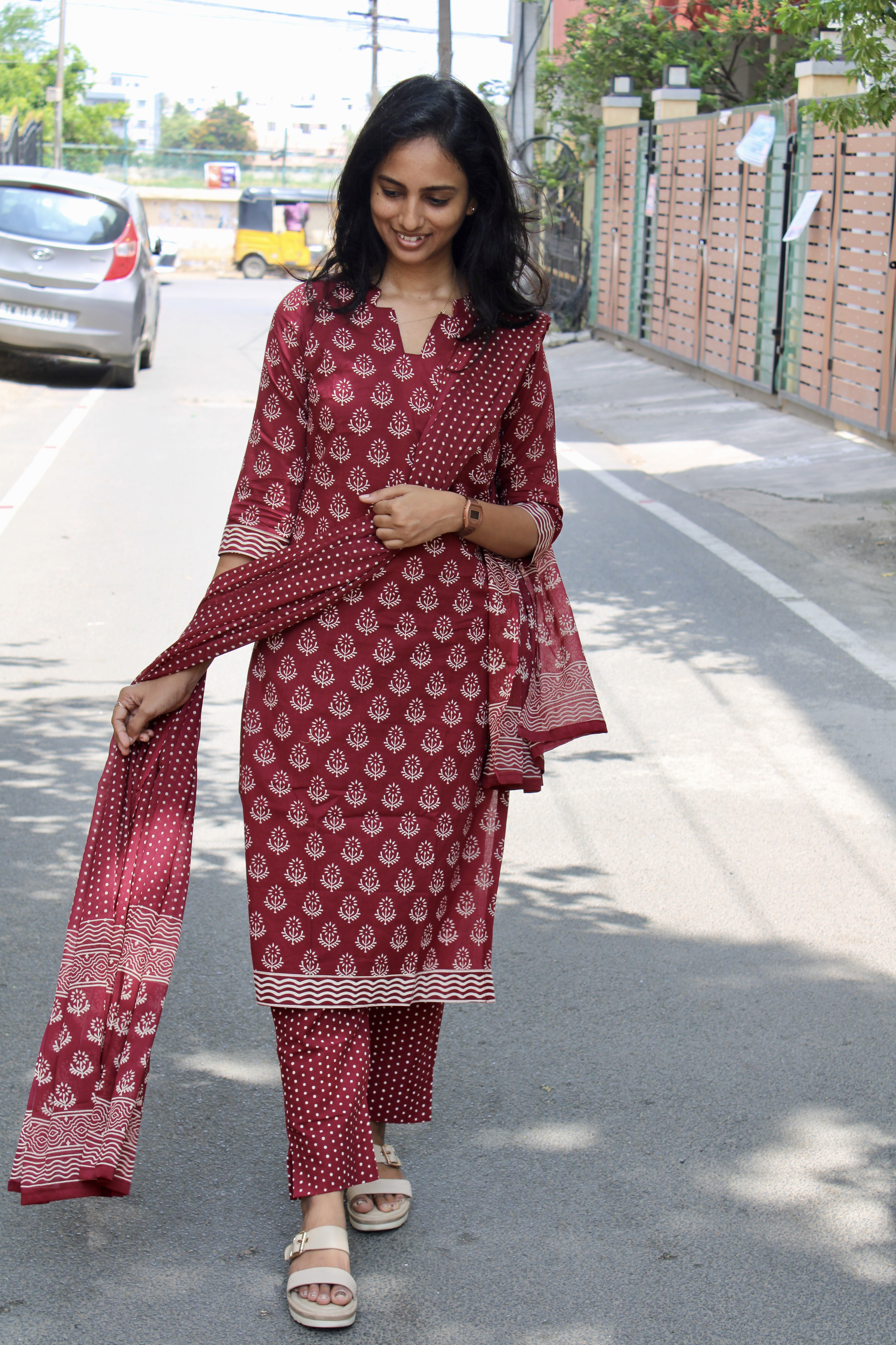 Burgundy Charm Salwar Set