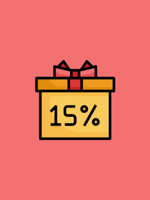 15% off