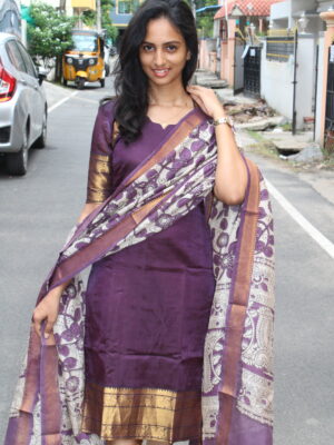Plum Heritage Mangalagiri Set