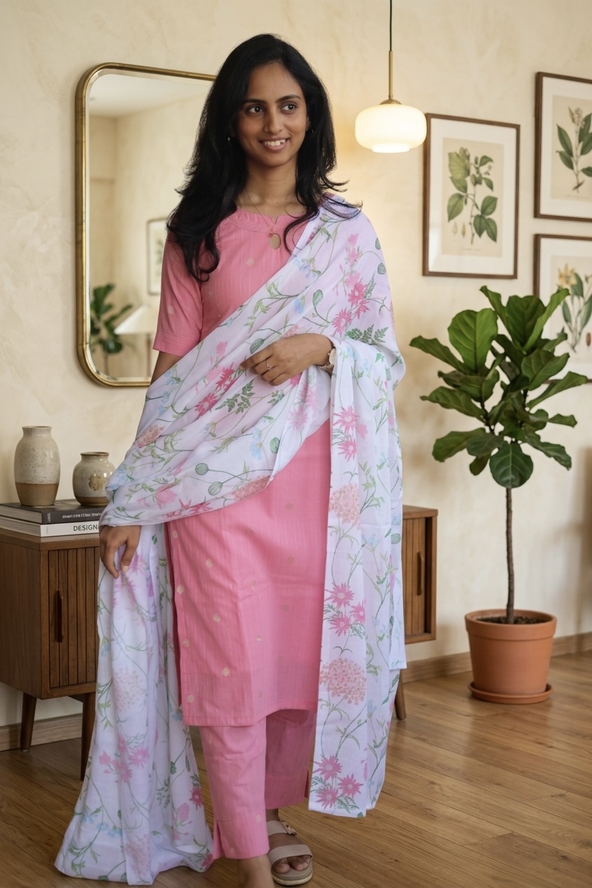 Rose Petal Salwar Set
