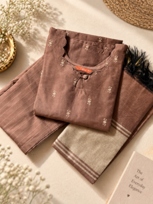 Cocoa Sand Salwar Set