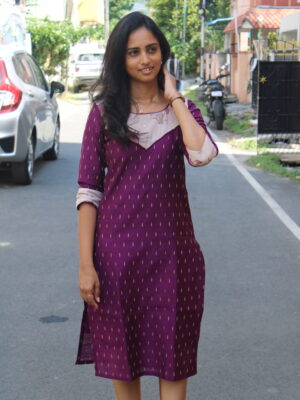 Plum Aura Kurta