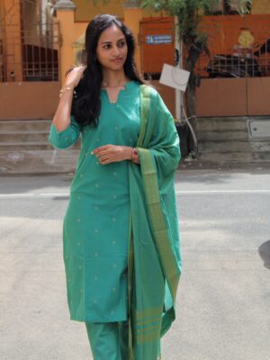 Mayil Turquoise Set